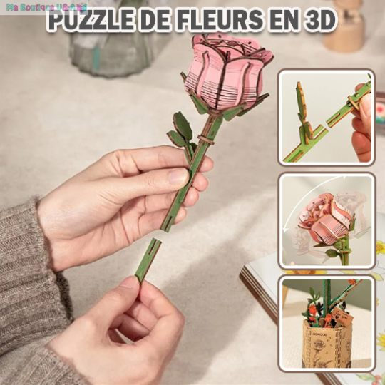 Puzzle 3D Fleurs™