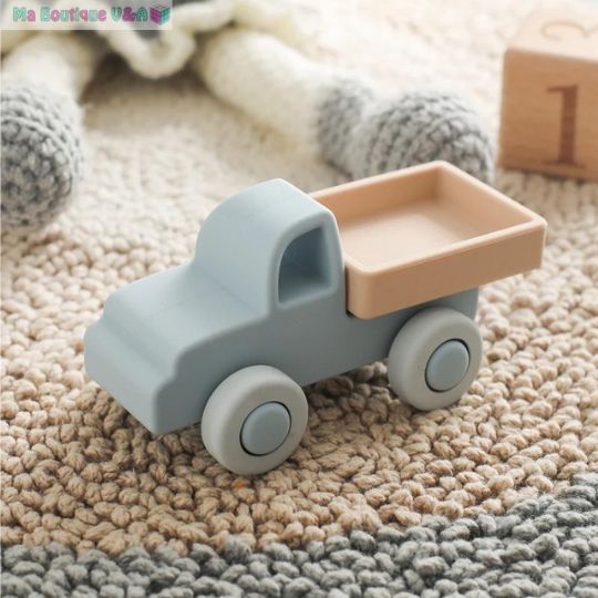 Jouets de voiture en silicone pour bebe-Beren ™