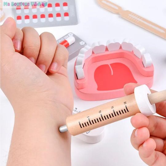 Jeux de dentiste en bois pour enfants-ToysSet ™