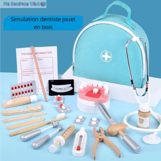 Jeux de dentiste en bois pour enfants-ToysSet ™