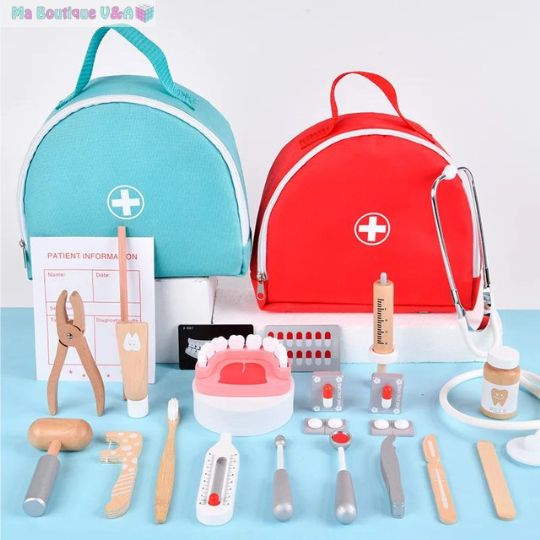 Jeux de dentiste en bois pour enfants-ToysSet ™