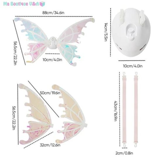 Ailes de papillon LED-Lissey ™