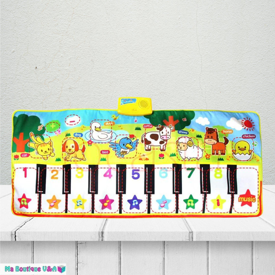 tapis piano musical