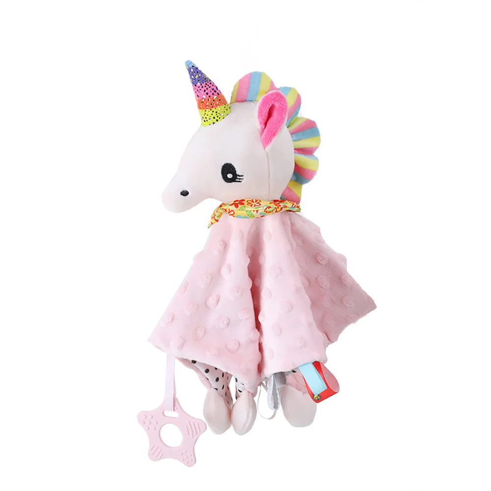 doudou pour bebe unicorne rose