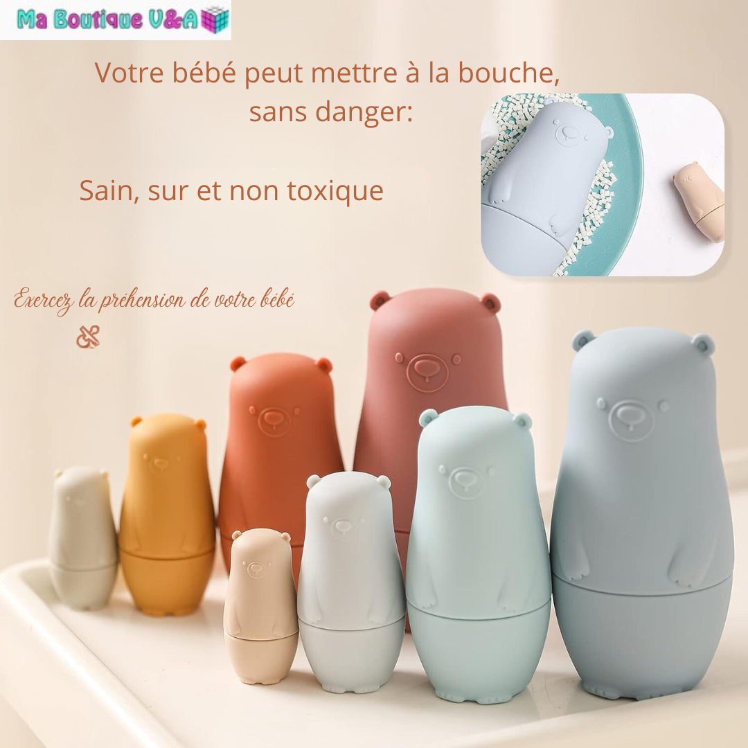 boite gigogne en silicone ours Beren